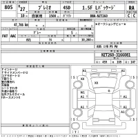 Toyota PREMIO лот № 805 оценка RA  с аукциона в Японии 2