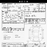 Mercedes-Benz A CLASS лот № 17083 оценка 4  с аукциона в Японии 6