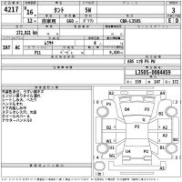Daihatsu TANTO лот № 4217 оценка 3  с аукциона в Японии 2