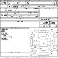 Subaru STELLA лот № 4226 оценка 3.5  с аукциона в Японии 2