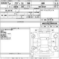 Audi S1 лот № 32028 оценка 3.5  с аукциона в Японии 2
