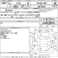 Daihatsu Cast лот № 3106 оценка RA  с аукциона в Японии 2