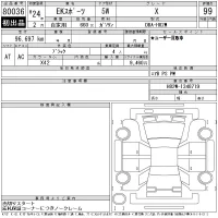 Mitsubishi EK SPORTS лот № 80036 оценка 99  с аукциона в Японии 11