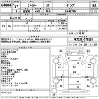 Mitsubishi FUSO FIGHTER лот № 64004 оценка RA  с аукциона в Японии 2