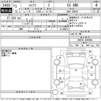 Suzuki SWIFT лот № 3460 оценка 4  с аукциона в Японии 11