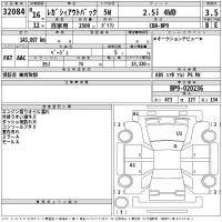 Subaru LEGACY OUTBACK лот № 32084 оценка 3.5  с аукциона в Японии 2
