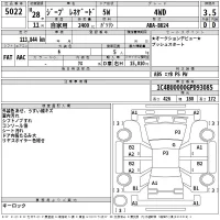 Chrysler JEEP RENEGADE лот № 5022 оценка 3.5  с аукциона в Японии 2