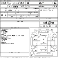 Mitsubishi MINICAB TRUCK лот № 4017 оценка RA  с аукциона в Японии 2