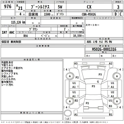 Daihatsu Boon  с аукциона в Японии