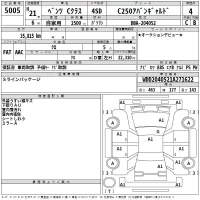 Mercedes-Benz C CLASS лот № 5005 оценка 4  с аукциона в Японии 2