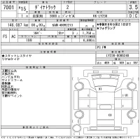 Toyota DYNA лот № 7001 оценка 3.5  с аукциона в Японии 11