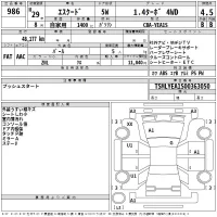 Suzuki ESCUDO лот № 986 оценка 4.5  с аукциона в Японии 2