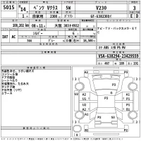 Mercedes-Benz V CLASS лот № 5015 оценка 3  с аукциона в Японии 2