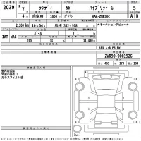 Suzuki LANDY лот № 2039 оценка 5  с аукциона в Японии 2