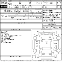 Subaru XV лот № 30546 оценка 3.5  с аукциона в Японии 11