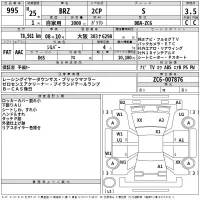 Subaru BRZ лот № 995 оценка 3.5  с аукциона в Японии 2