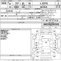 Audi Q3 лот № 5028 оценка 3  с аукциона в Японии 2
