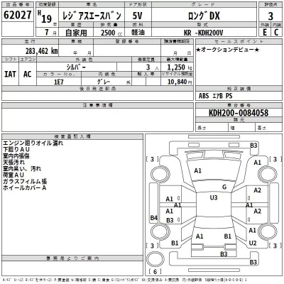Toyota REGIUS ACE VAN  с аукциона в Японии