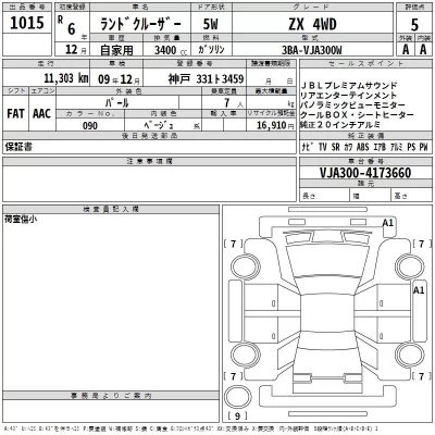Toyota LAND CRUISER  с аукциона в Японии