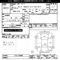Nissan CUBE лот № 8031 оценка 3.5  с аукциона в Японии 11