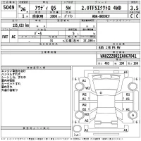 Audi Q5 лот № 5049 оценка 3.5  с аукциона в Японии 2