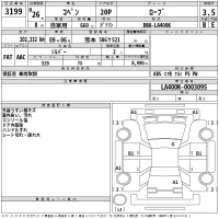 Daihatsu Copen лот № 3199 оценка 3.5  с аукциона в Японии 2