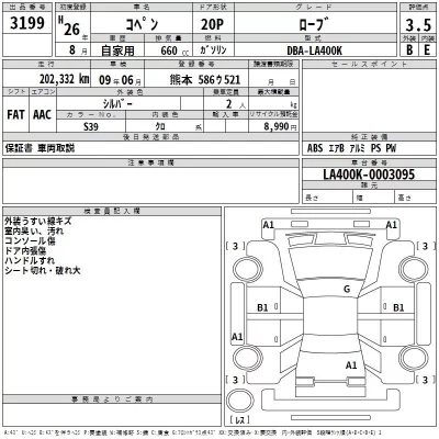 Daihatsu Copen  с аукциона в Японии
