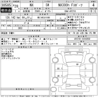 Lexus NX лот № 30585 оценка 4  с аукциона в Японии 11