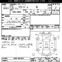 Mitsubishi MIRAGE лот № 8061 оценка R  с аукциона в Японии 11