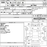 Volkswagen PASSAT VARIANT лот № 5084 оценка 3.5  с аукциона в Японии 2