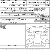Volkswagen TIGUAN лот № 5083 оценка 4  с аукциона в Японии 2
