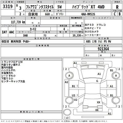 Mazda FLAIR WAGON  с аукциона в Японии