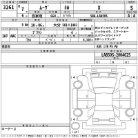 Daihatsu MOVE лот № 3261 оценка S  с аукциона в Японии 2
