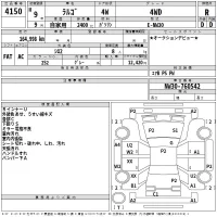 Nissan LARGO лот № 4150 оценка R  с аукциона в Японии 2
