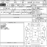 Subaru STELLA лот № 542 оценка 3.5  с аукциона в Японии 11