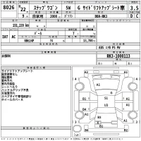 Honda STEP WAGON лот № 8026 оценка 3.5  с аукциона в Японии 2