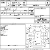 Mitsubishi MINICAB VAN лот № 3383 оценка R  с аукциона в Японии 2