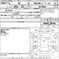 Lexus UX лот № 10027 оценка 3.5  с аукциона в Японии 2