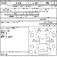 Honda N ONE лот № 10046 оценка R  с аукциона в Японии 11