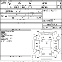 Nissan MURANO лот № 4257 оценка 3.5  с аукциона в Японии 2