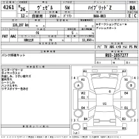 Honda VEZEL лот № 4261 оценка RA  с аукциона в Японии 2