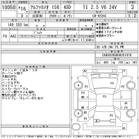 Alfa Romeo 156 лот № 10050 оценка 3  с аукциона в Японии 11