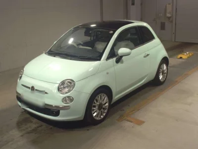 Fiat 500  с аукциона в Японии
