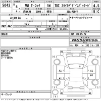 Volkswagen T-ROC лот № 5042 оценка 4.5  с аукциона в Японии 2