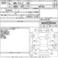 BMW 3-Series лот № 4419 оценка 3.5  с аукциона в Японии 2