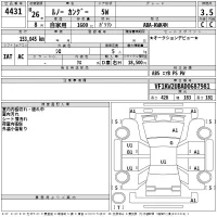 Renault KANGOO лот № 4431 оценка 3.5  с аукциона в Японии 2