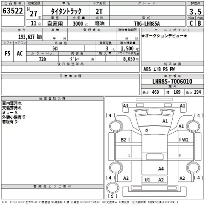 Mazda TITAN  с аукциона в Японии