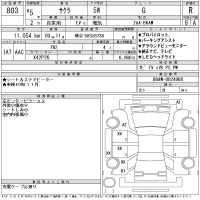 Nissan SAKURA лот № 803 оценка R  с аукциона в Японии 11