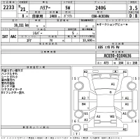 Toyota HARRIER лот № 2233 оценка 3.5  с аукциона в Японии 2