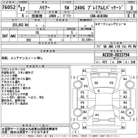 Toyota HARRIER лот № 76052 оценка 3  с аукциона в Японии 2